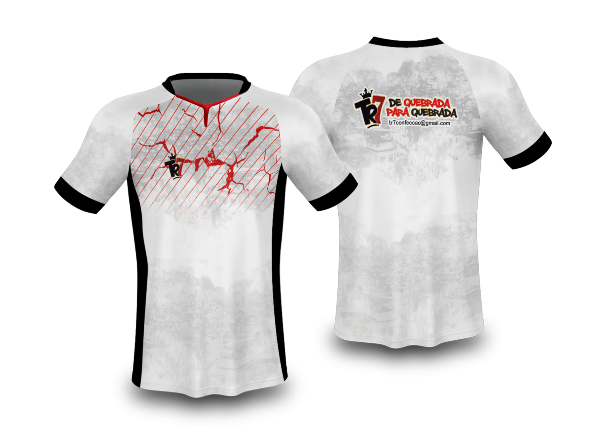 Camiseta personalizada de poliester microleve dry gola Y